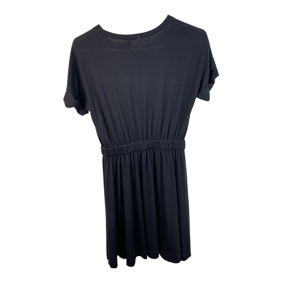 Kate Spade Women Short Sleeve Dress Black Flared Hem Dress with Bow Detail XS - Picture 6 of 8